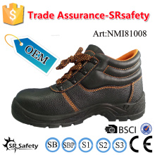 SRSAFETY 2016 emboss cow split leather safety shoes industrial safety shoes steel toes safety shoes usefull shoes